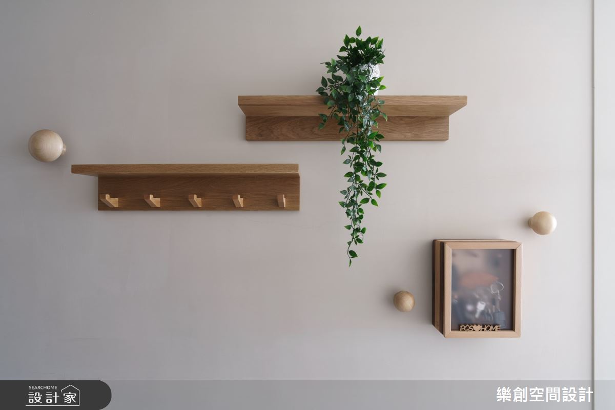 新成屋(5年以下)＿日式無印風玄關案例圖片＿樂創空間設計＿樂創_16台中。白淨木韻之19