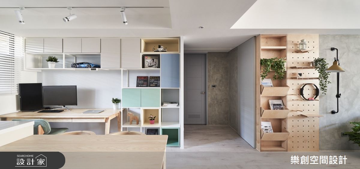 22坪新成屋(5年以下)＿北歐風書房案例圖片＿樂創空間設計＿樂創_17桃園。C&N House之9