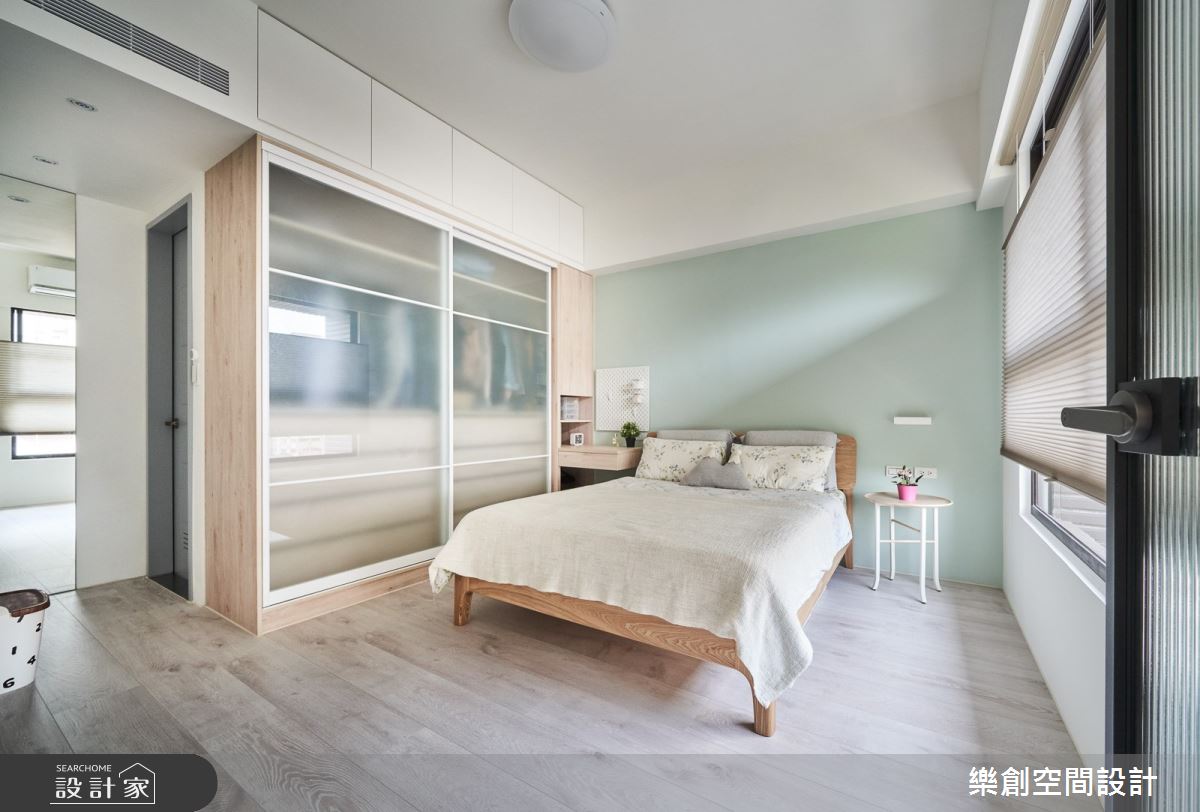 22坪新成屋(5年以下)＿北歐風臥室案例圖片＿樂創空間設計＿樂創_17桃園。C&N House之20