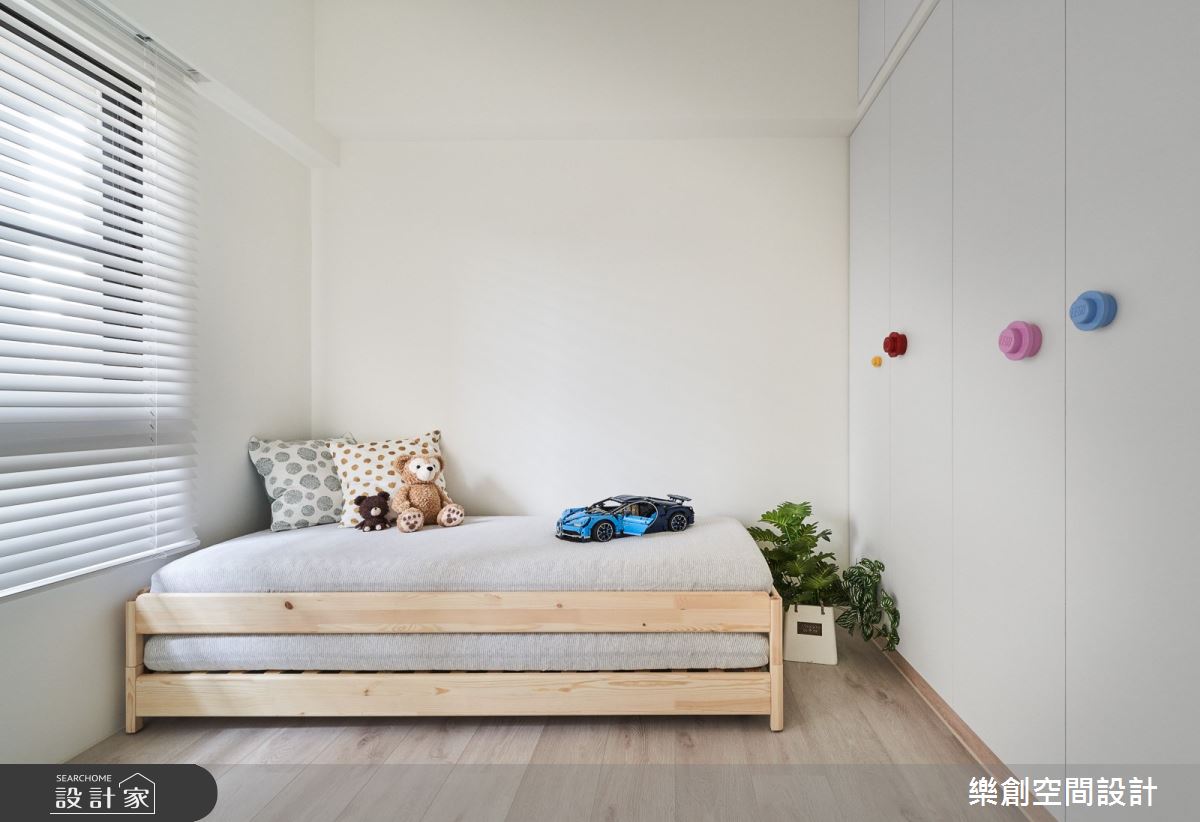 22坪新成屋(5年以下)＿北歐風臥室案例圖片＿樂創空間設計＿樂創_17桃園。C&N House之22