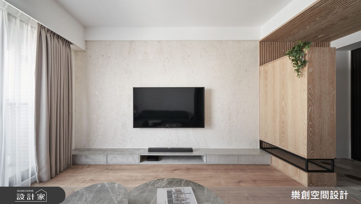 新成屋(5年以下)＿簡約風客廳案例圖片＿樂創空間設計＿樂創_18台中。HKH House之10