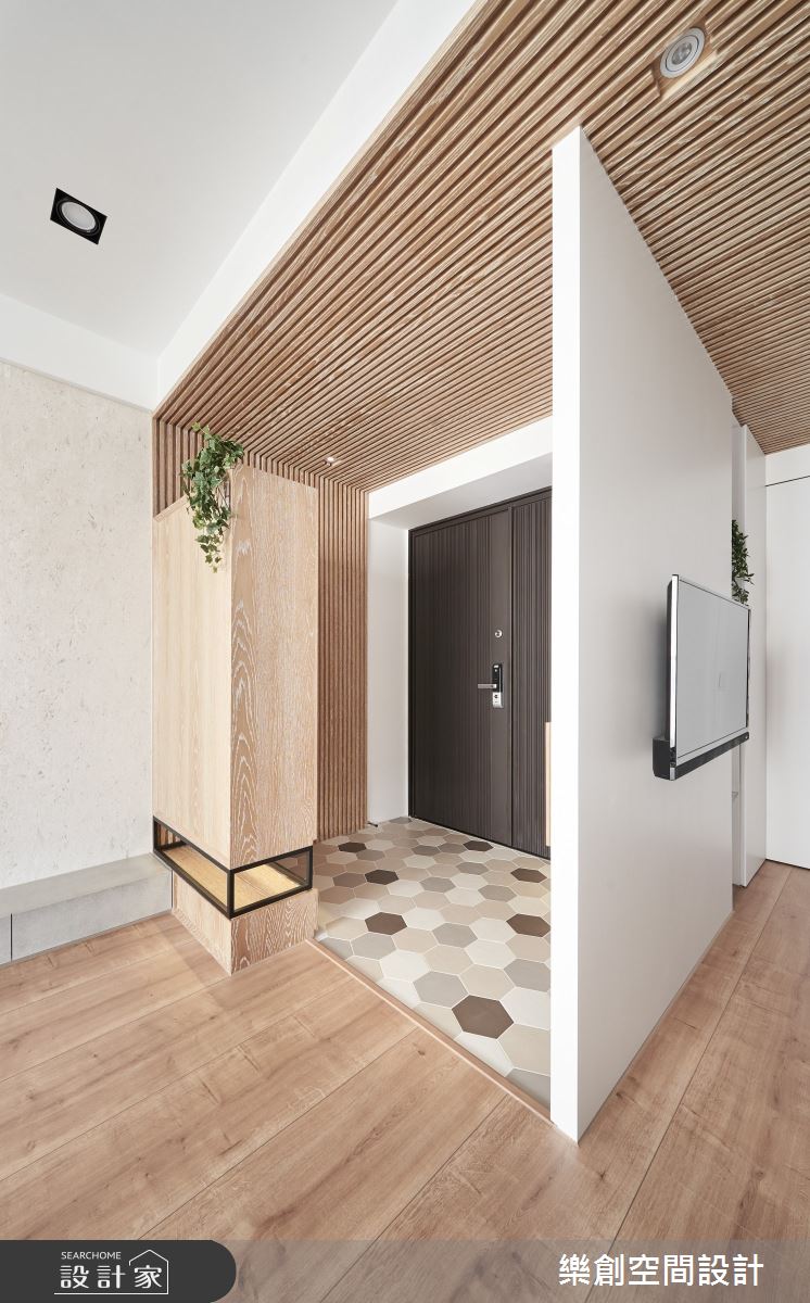 新成屋(5年以下)＿簡約風玄關案例圖片＿樂創空間設計＿樂創_18台中。HKH House之2