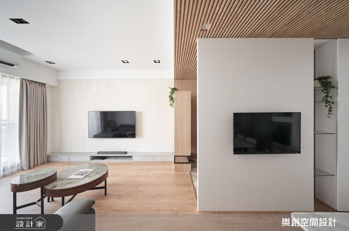 新成屋(5年以下)＿簡約風客廳案例圖片＿樂創空間設計＿樂創_18台中。HKH House之13