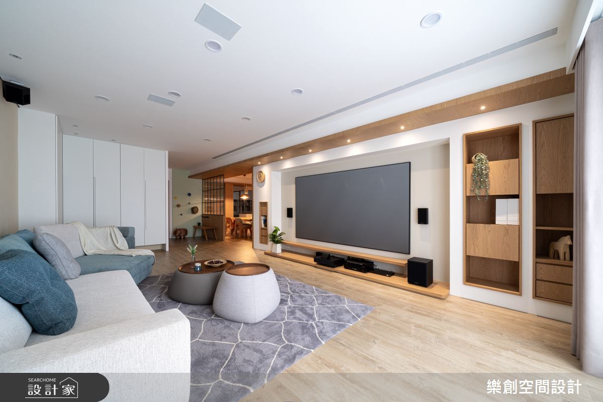 新成屋(5年以下)＿北歐風客廳案例圖片＿樂創空間設計＿樂創_19高雄。C&M宅之10