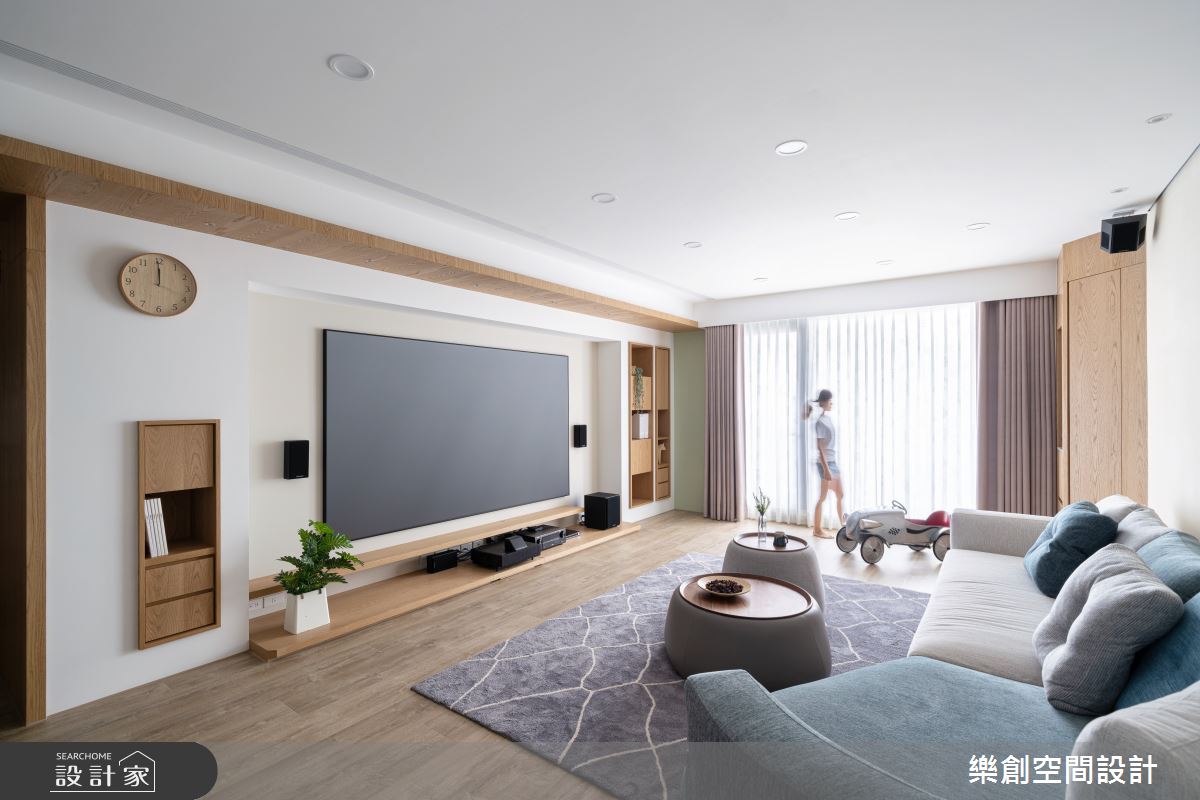 新成屋(5年以下)＿北歐風客廳案例圖片＿樂創空間設計＿樂創_19高雄。C&M宅之6