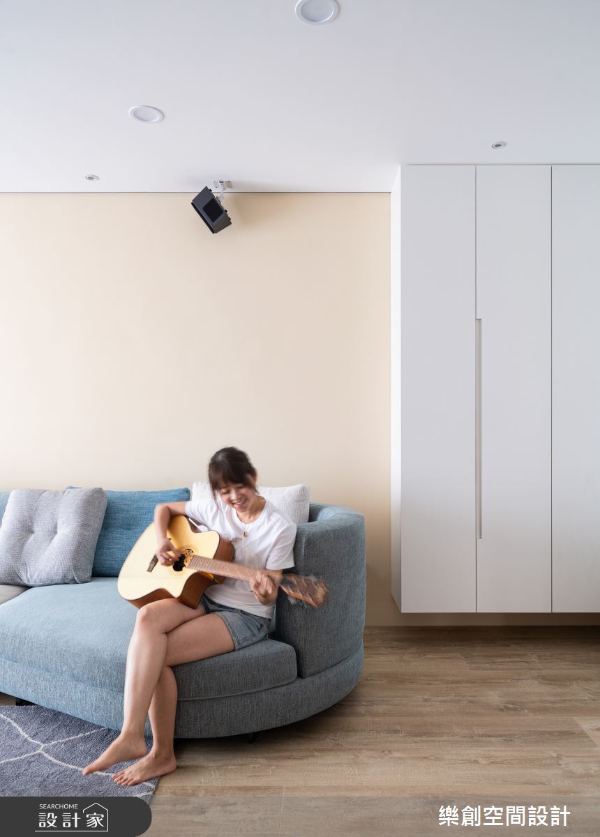 新成屋(5年以下)＿北歐風客廳案例圖片＿樂創空間設計＿樂創_19高雄。C&M宅之21
