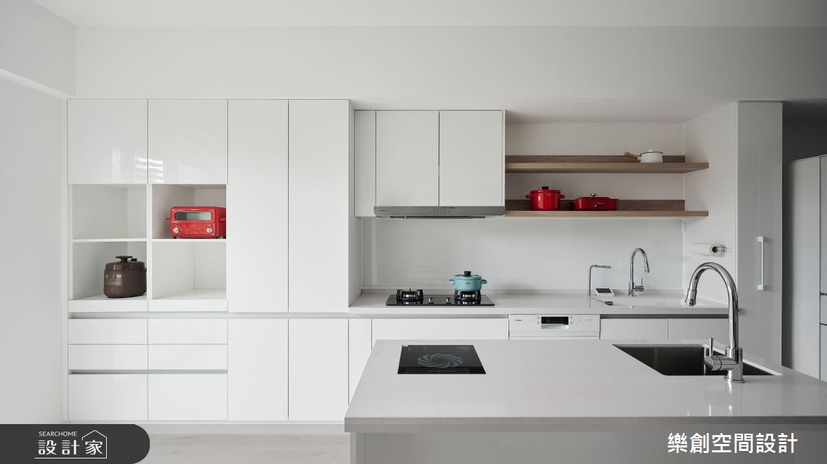 94坪預售屋＿北歐風廚房中島案例圖片＿樂創空間設計＿樂創_21彰化。Rabby House之14