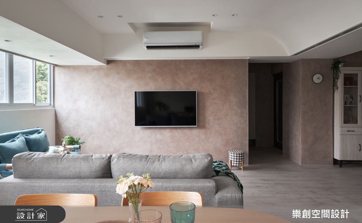 22坪老屋(31~40年)＿現代風客廳案例圖片＿樂創空間設計＿樂創_22台北。A House之8