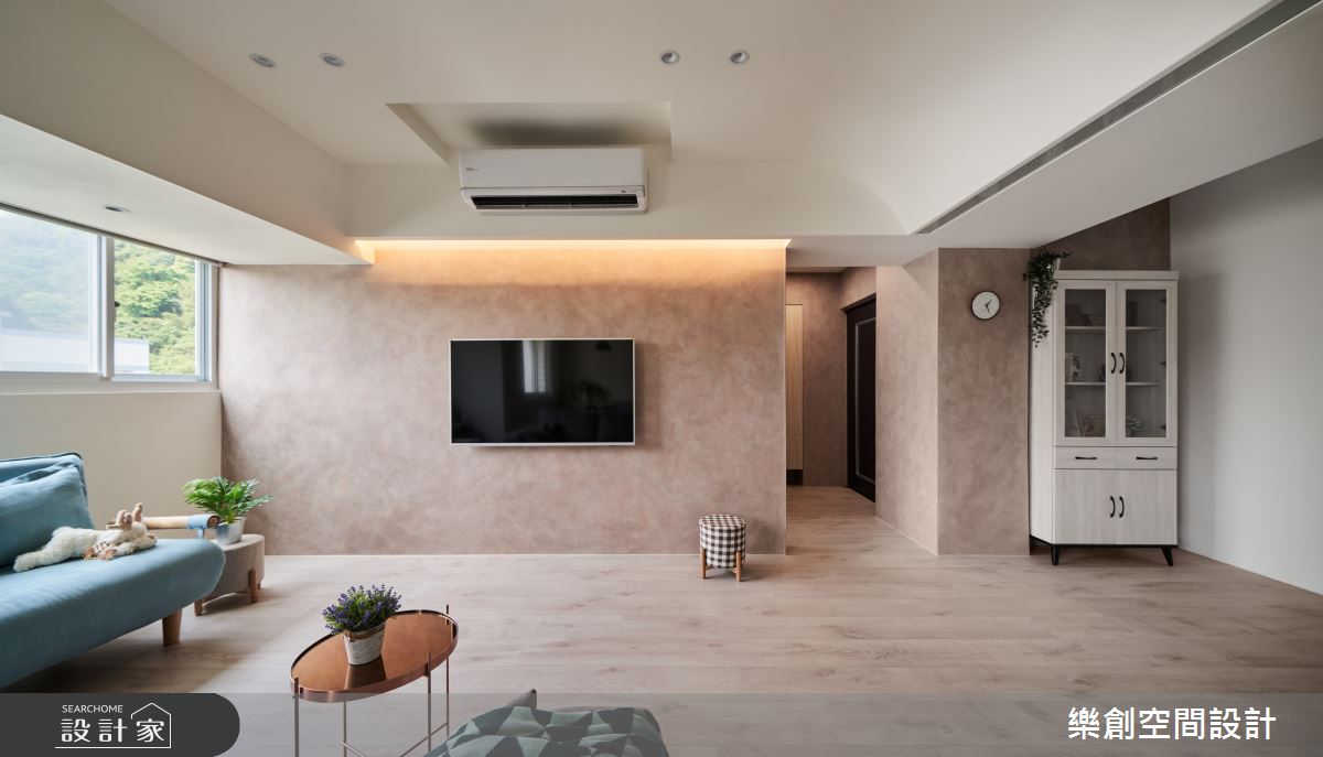 22坪老屋(31~40年)＿現代風客廳案例圖片＿樂創空間設計＿樂創_22台北。A House之12