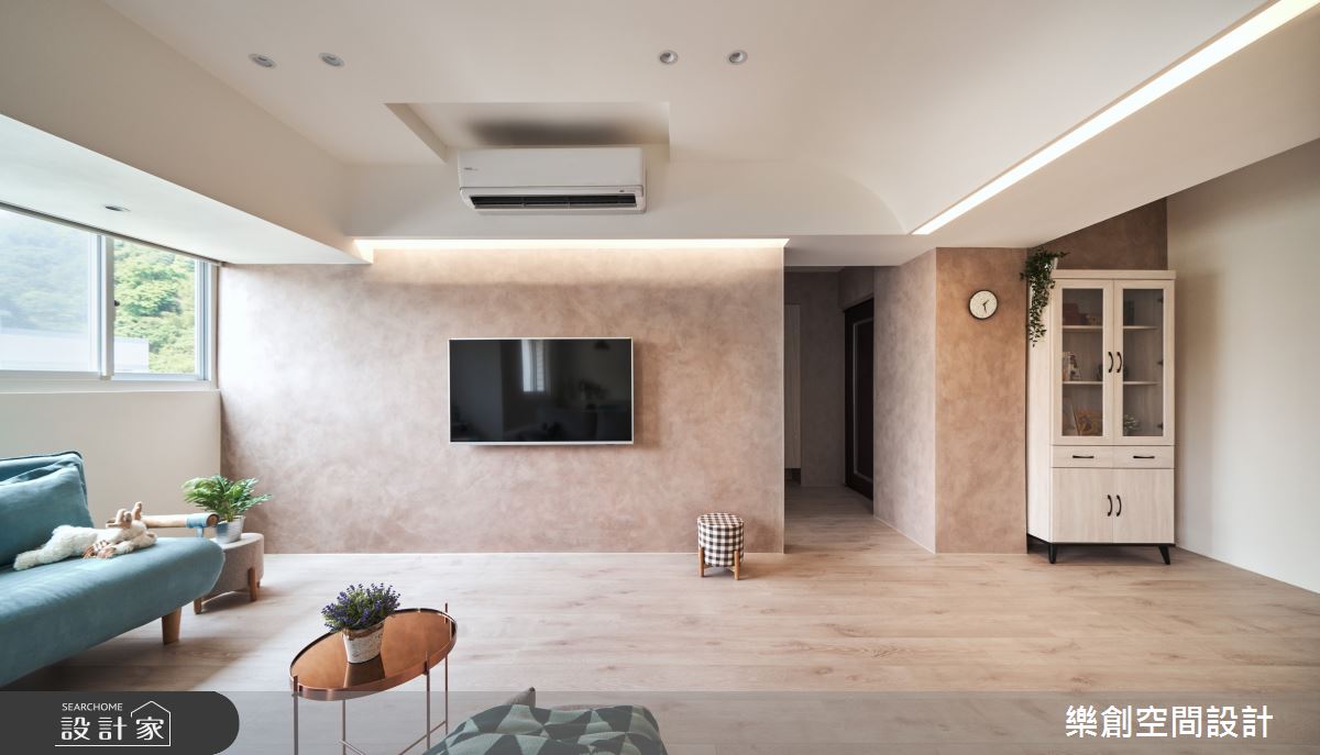 22坪老屋(31~40年)＿現代風客廳案例圖片＿樂創空間設計＿樂創_22台北。A House之11