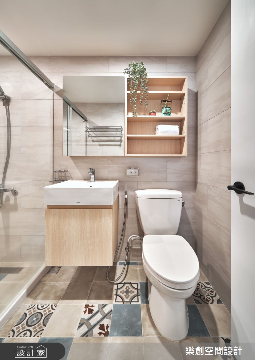 22坪老屋(31~40年)＿現代風浴室案例圖片＿樂創空間設計＿樂創_22台北。A House之32