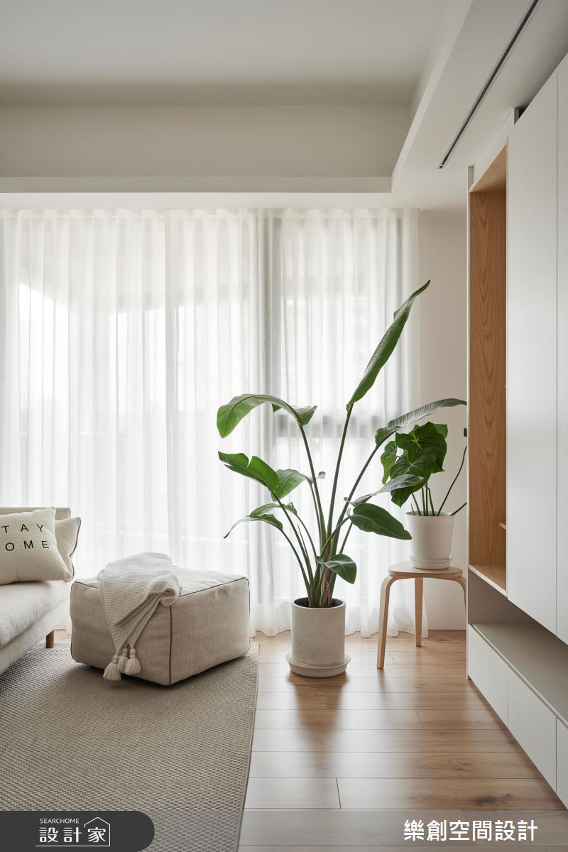 新成屋(5年以下)＿北歐風客廳案例圖片＿樂創空間設計＿樂創_24台中。S&K House之6