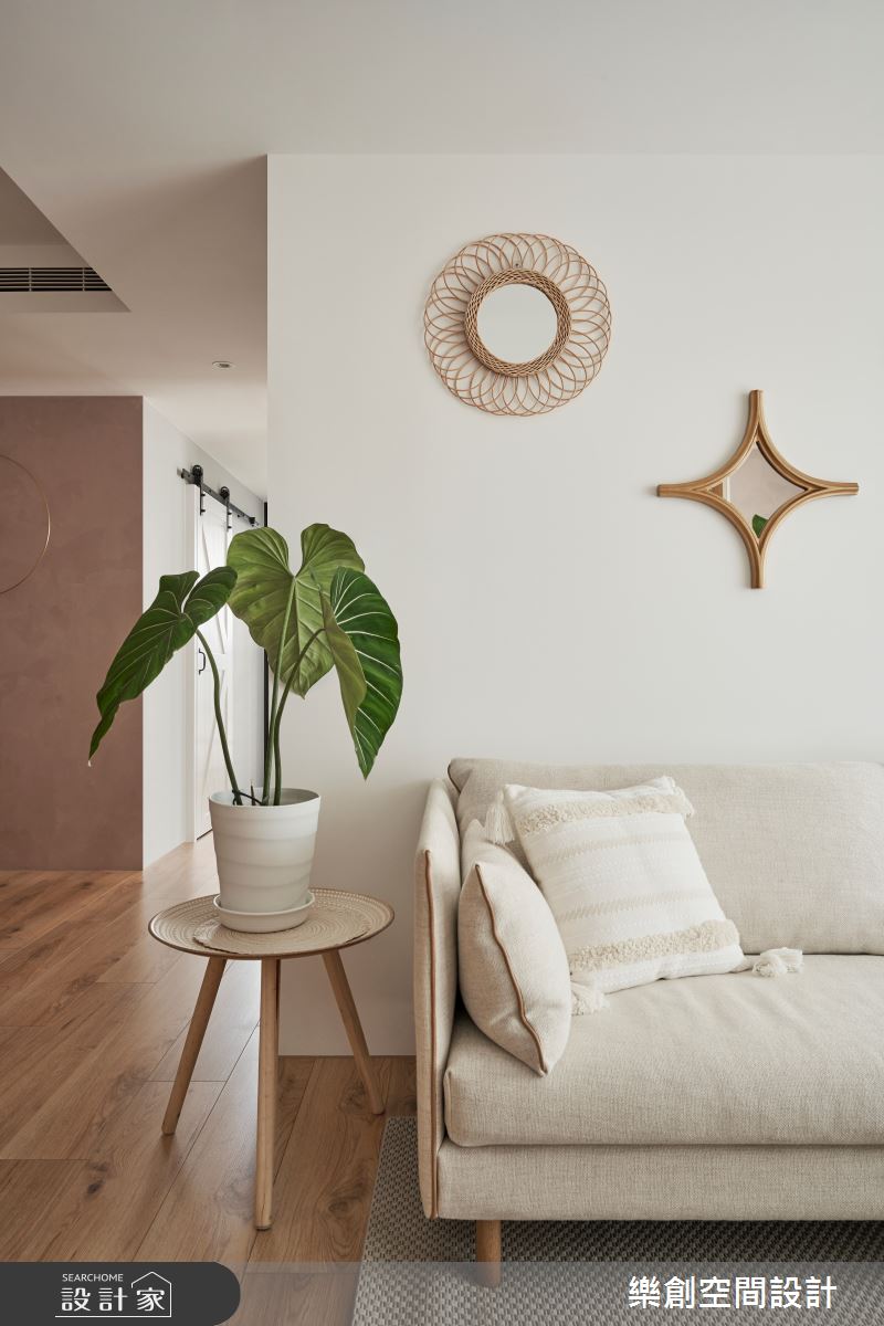 新成屋(5年以下)＿北歐風客廳案例圖片＿樂創空間設計＿樂創_24台中。S&K House之7
