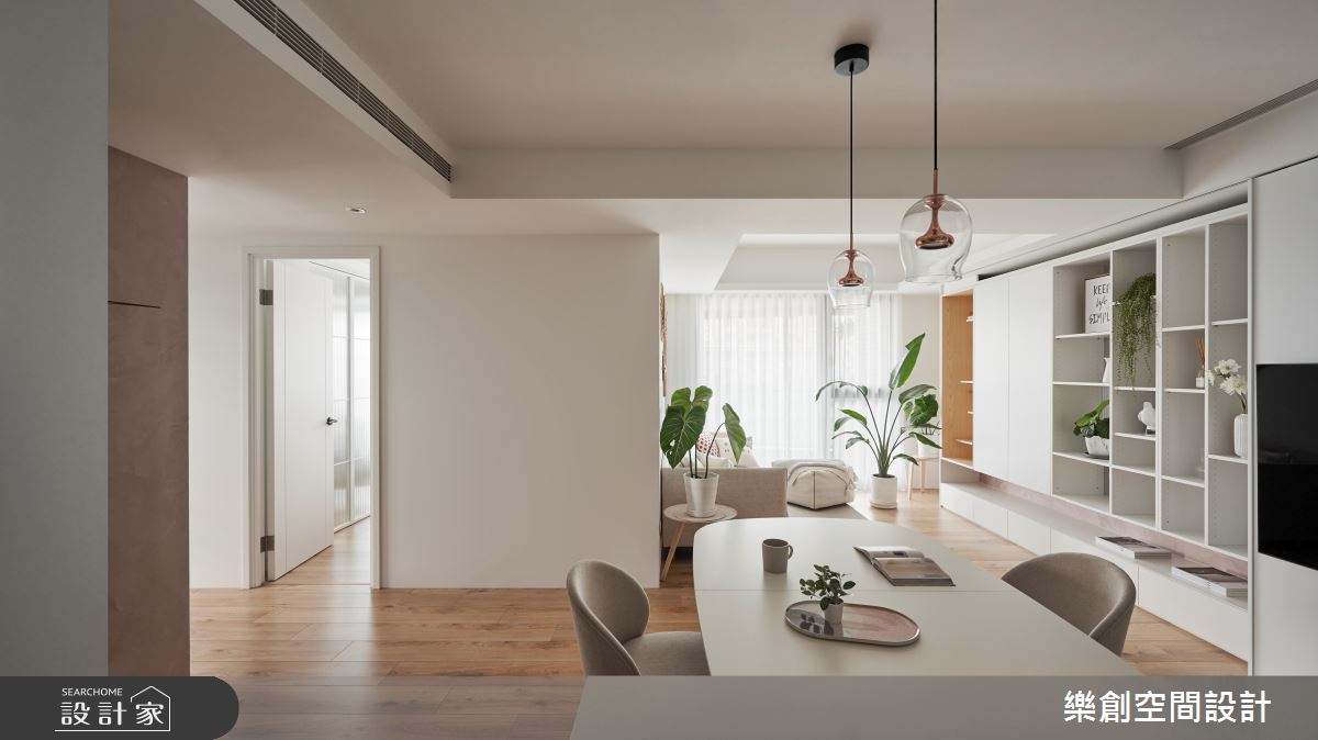 新成屋(5年以下)＿北歐風客廳餐廳案例圖片＿樂創空間設計＿樂創_24台中。S&K House之9