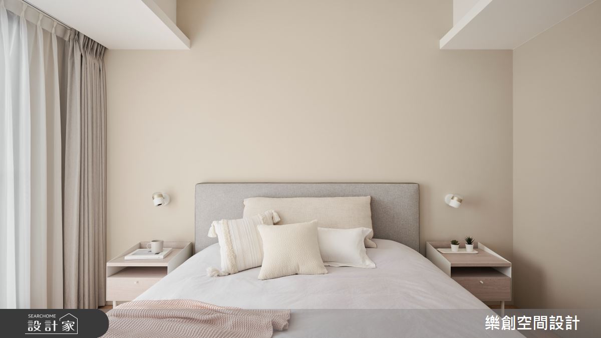 新成屋(5年以下)＿北歐風臥室案例圖片＿樂創空間設計＿樂創_24台中。S&K House之14