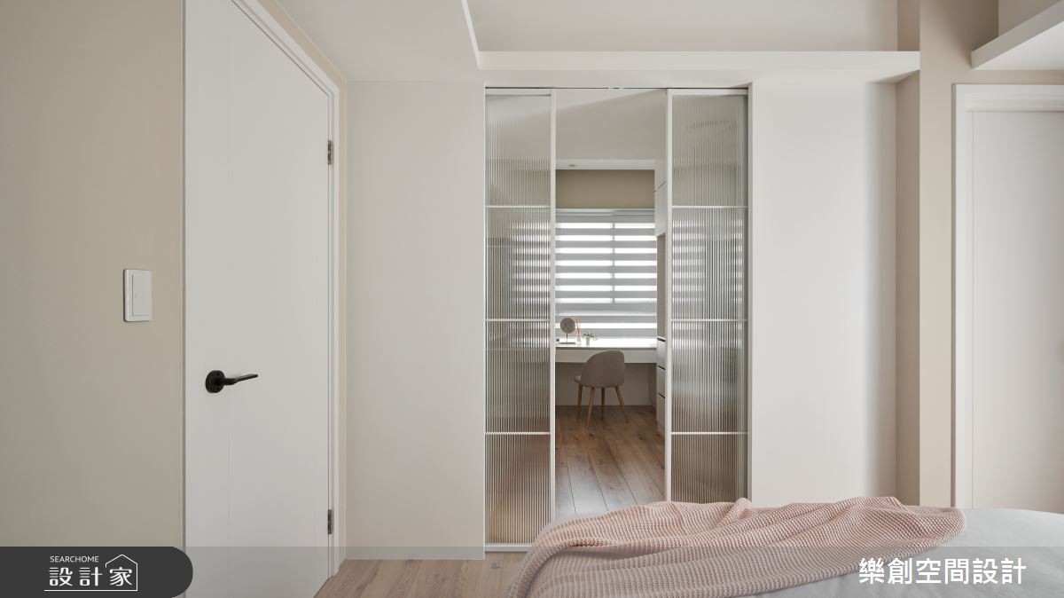 新成屋(5年以下)＿北歐風臥室更衣間案例圖片＿樂創空間設計＿樂創_24台中。S&K House之15
