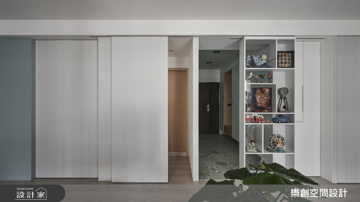 老屋(16~30年)＿北歐風玄關案例圖片＿樂創空間設計＿樂創_25台中。Lego House之1