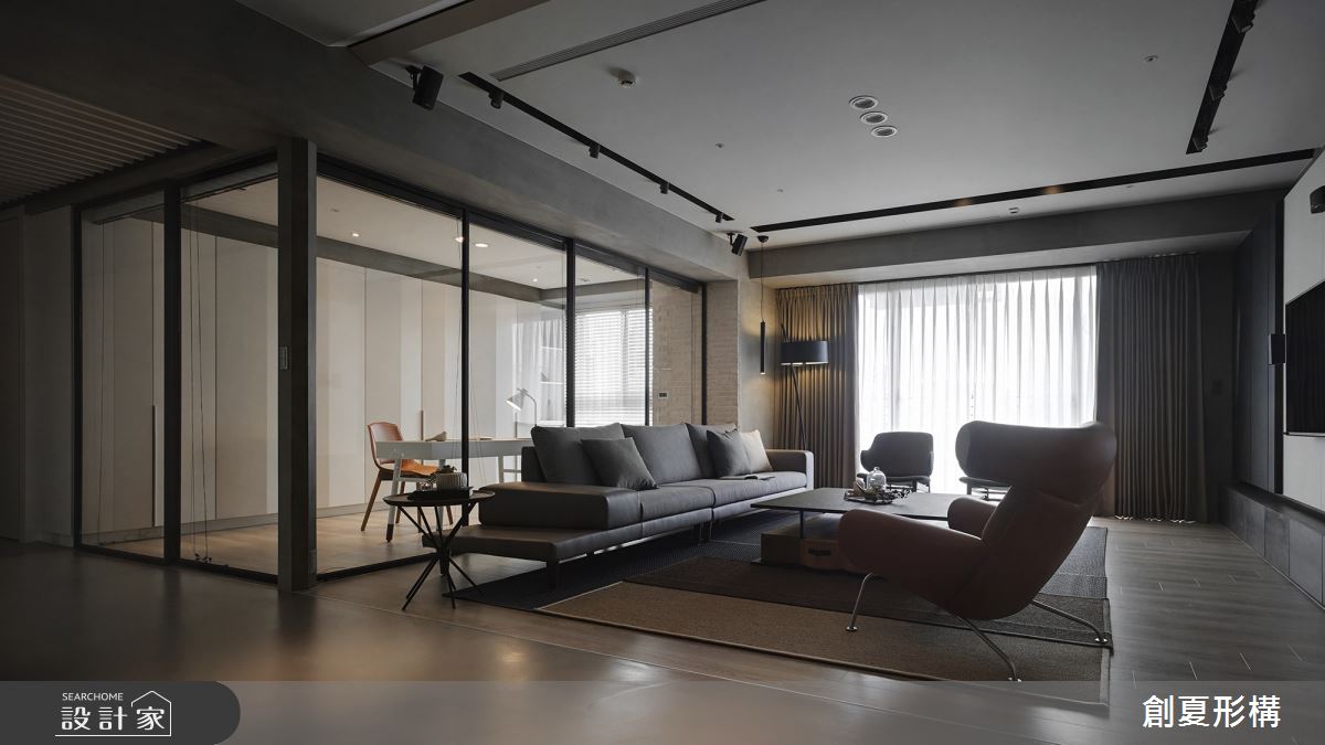 60坪中古屋(5~15年)＿混搭風客廳案例圖片＿創夏形構有限公司＿創夏形構_調性生活之3