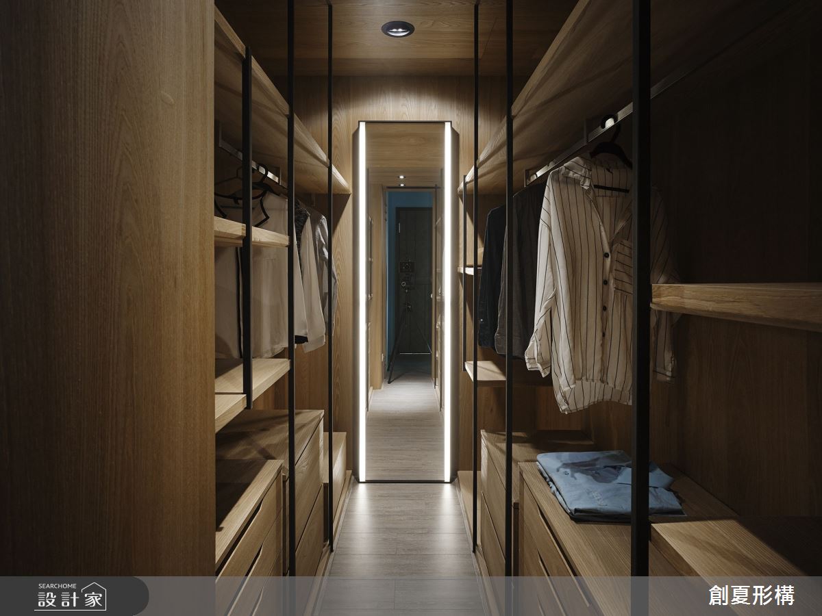60坪中古屋(5~15年)＿混搭風更衣間案例圖片＿創夏形構有限公司＿創夏形構_調性生活之17