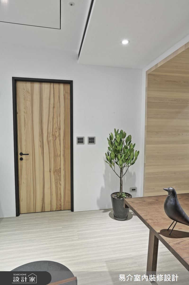 30坪新成屋(5年以下)＿現代風客廳案例圖片＿易介室內裝修設計＿易介_林口30坪現代風之5