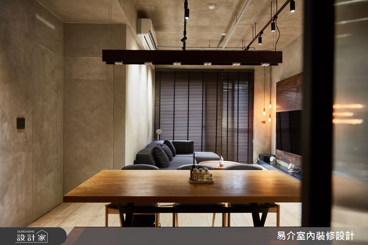 25坪新成屋(5年以下)＿現代風餐廳案例圖片＿易介室內裝修設計＿易介_新莊25坪現代風之11