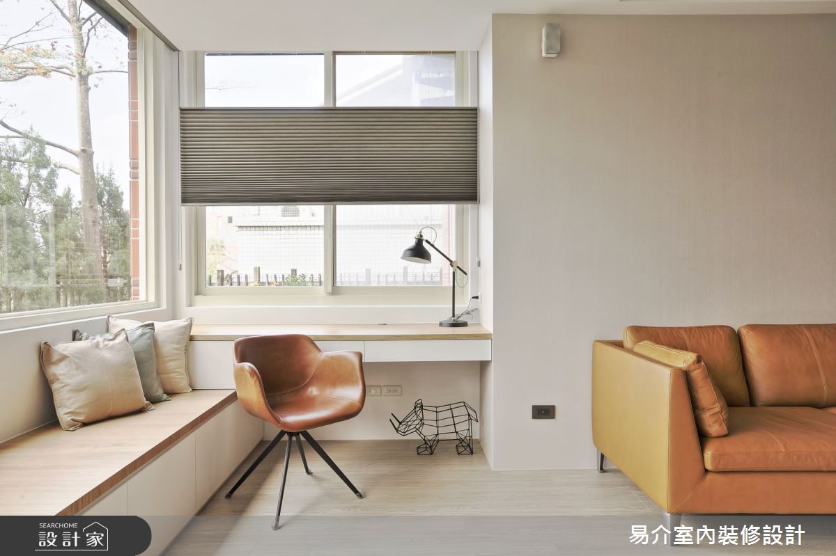 40坪中古屋(5~15年)＿現代風客廳案例圖片＿易介室內裝修設計＿易介_木柵40坪現代風之8