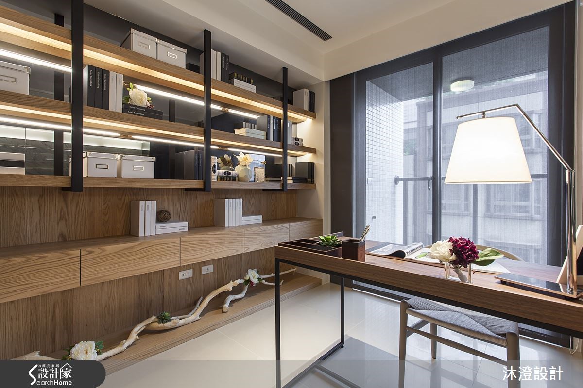 40坪新成屋(5年以下)＿現代風書房案例圖片＿沐澄設計有限公司＿沐澄_01之6