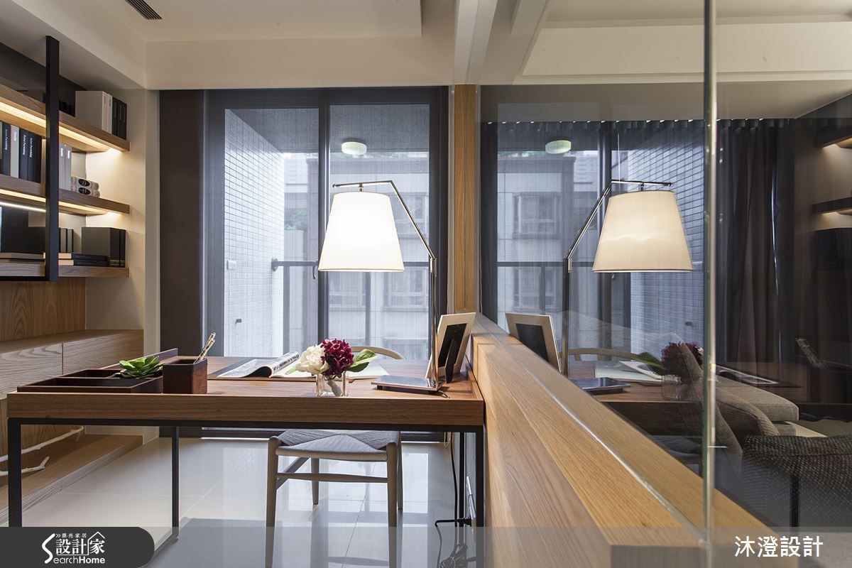 40坪新成屋(5年以下)＿現代風書房案例圖片＿沐澄設計有限公司＿沐澄_01之7