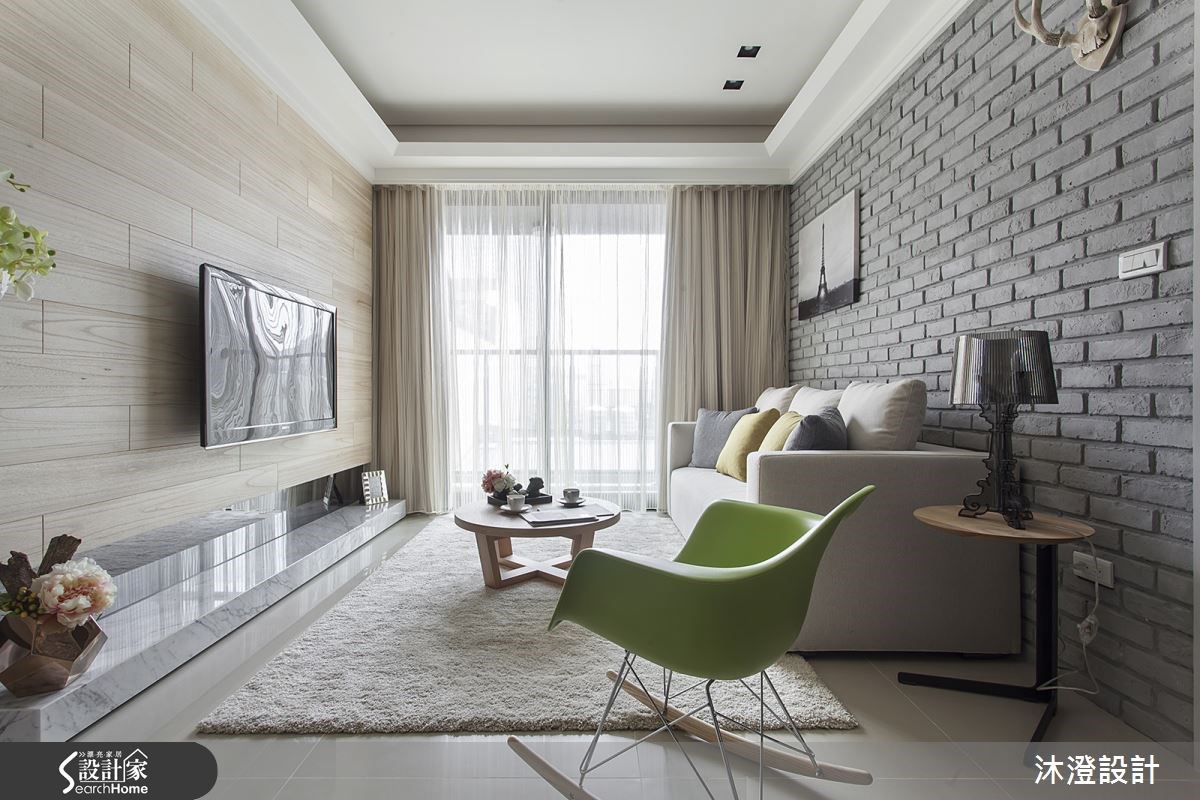 28坪新成屋(5年以下)＿北歐風客廳案例圖片＿沐澄設計有限公司＿沐澄_02之2