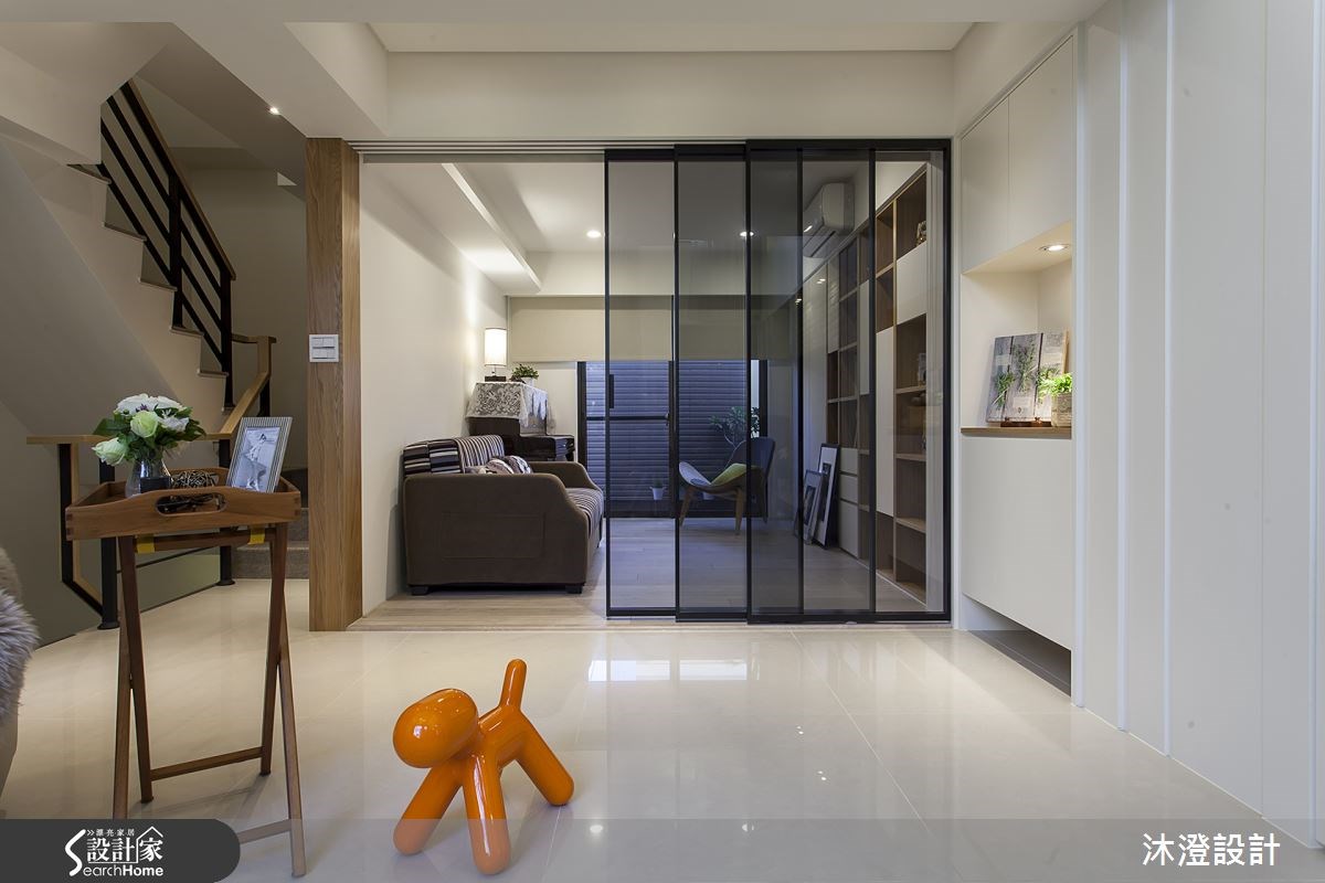 85坪新成屋(5年以下)＿混搭風書房樓梯案例圖片＿沐澄設計有限公司＿沐澄_05之6