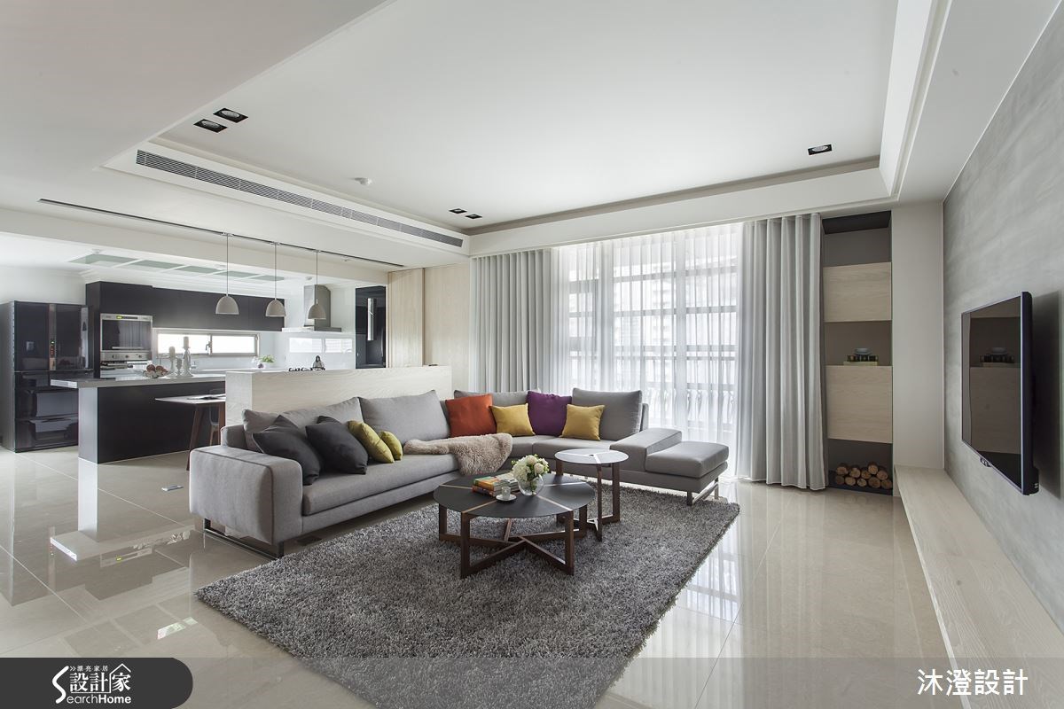 67坪新成屋(5年以下)＿現代風客廳案例圖片＿沐澄設計有限公司＿沐澄_06之2