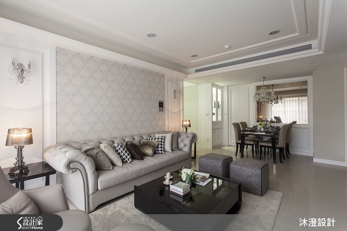 46坪新成屋(5年以下)＿新古典客廳餐廳案例圖片＿沐澄設計有限公司＿沐澄_09之3