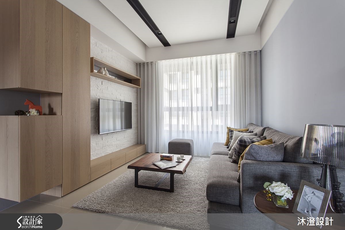 32坪新成屋(5年以下)＿現代風客廳案例圖片＿沐澄設計有限公司＿沐澄_12之2
