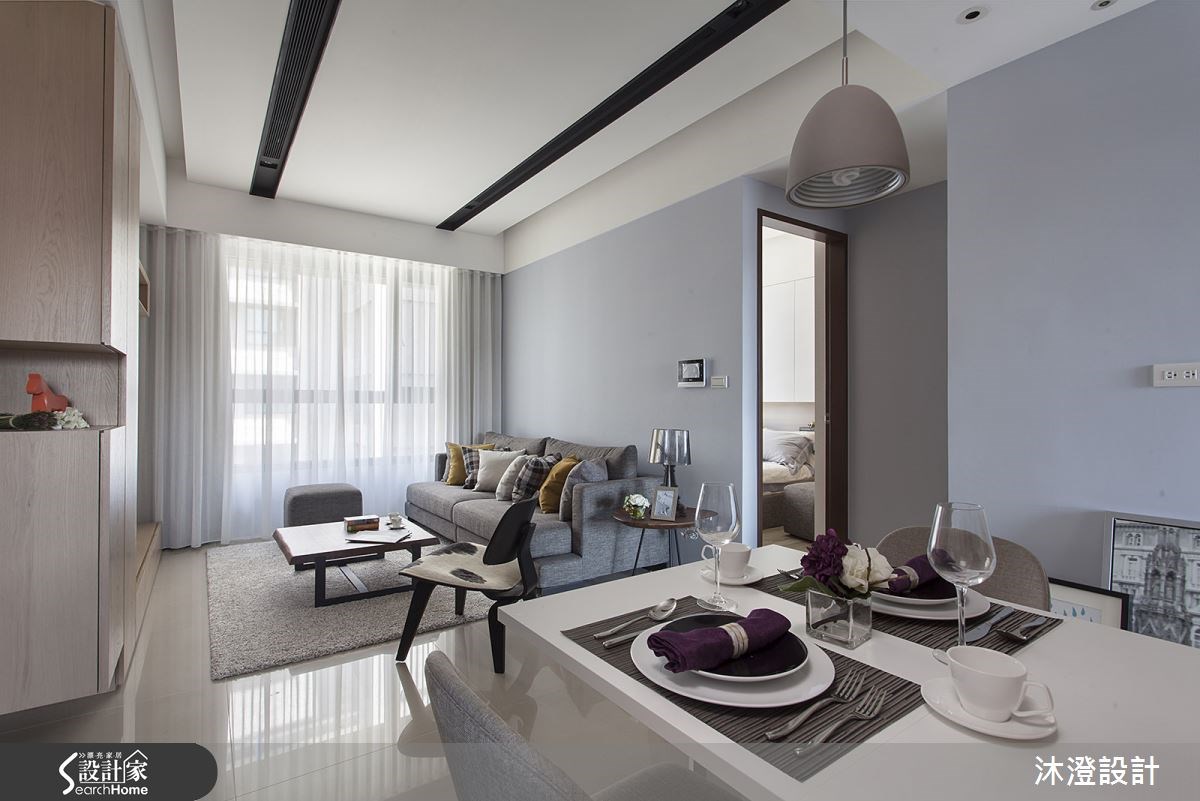 32坪新成屋(5年以下)＿現代風客廳餐廳案例圖片＿沐澄設計有限公司＿沐澄_12之8