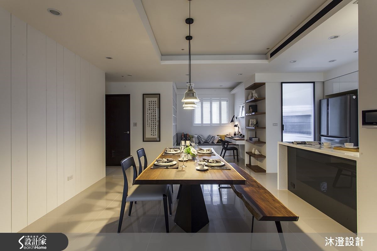 56坪新成屋(5年以下)＿混搭風餐廳臥榻案例圖片＿沐澄設計有限公司＿沐澄_14之5