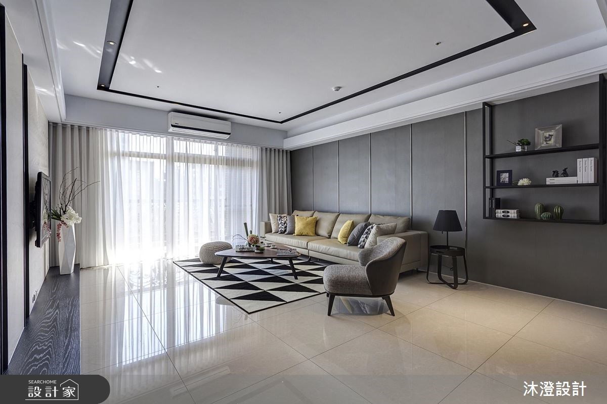 68坪新成屋(5年以下)＿現代風客廳案例圖片＿沐澄設計有限公司＿沐澄_21之2