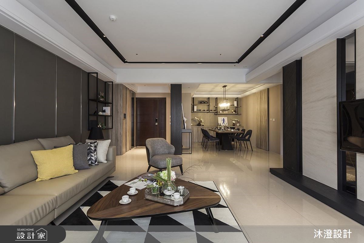 68坪新成屋(5年以下)＿現代風客廳案例圖片＿沐澄設計有限公司＿沐澄_21之3