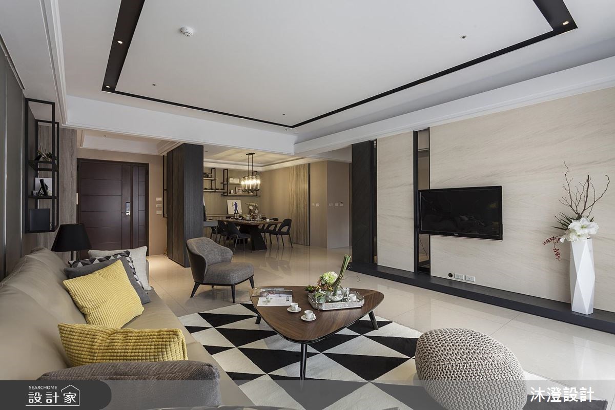 68坪新成屋(5年以下)＿現代風客廳案例圖片＿沐澄設計有限公司＿沐澄_21之4