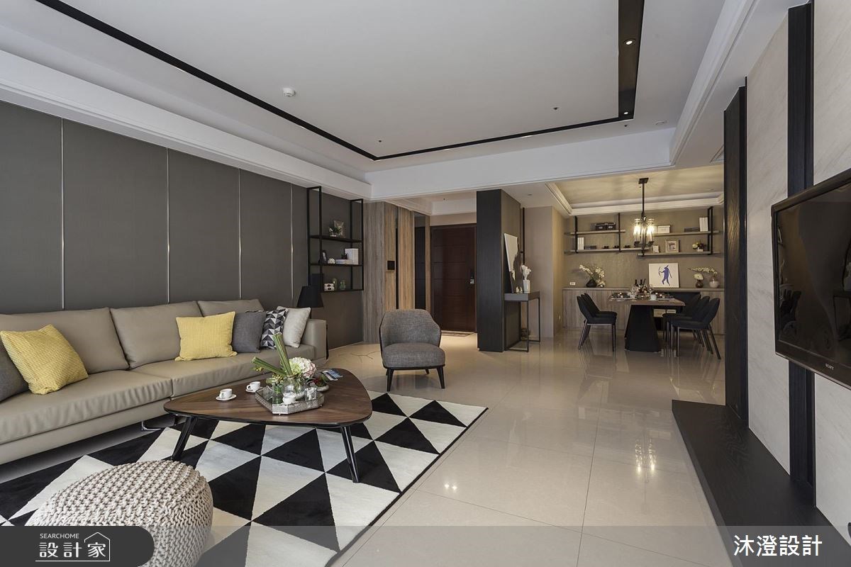 68坪新成屋(5年以下)＿現代風客廳案例圖片＿沐澄設計有限公司＿沐澄_21之5
