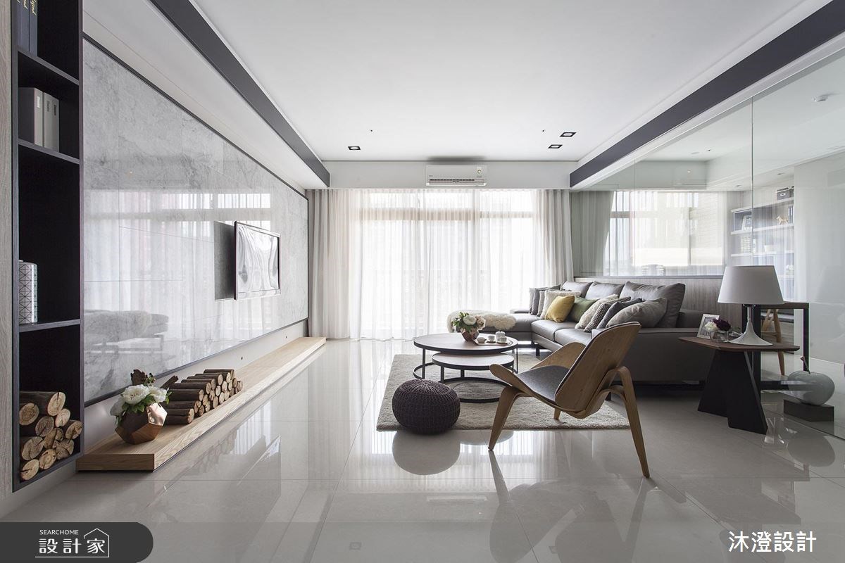 68坪新成屋(5年以下)＿現代風客廳案例圖片＿沐澄設計有限公司＿沐澄_22之2