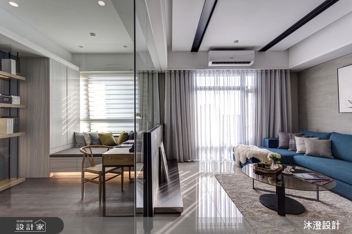 68坪新成屋(5年以下)＿現代風客廳書房案例圖片＿沐澄設計有限公司＿沐澄_32之7