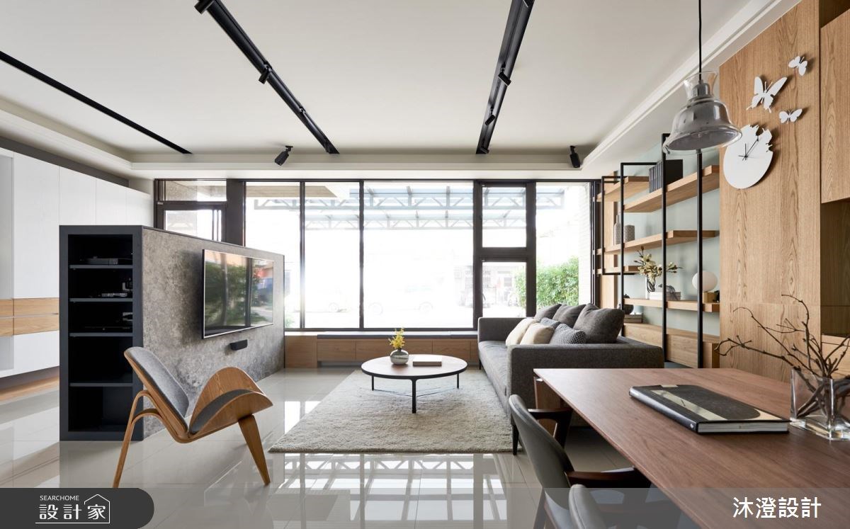 32坪新成屋(5年以下)＿現代風客廳案例圖片＿沐澄設計有限公司＿沐澄_36之1