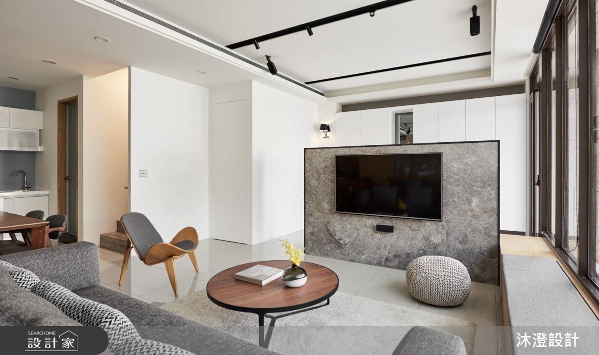32坪新成屋(5年以下)＿現代風客廳案例圖片＿沐澄設計有限公司＿沐澄_36之2