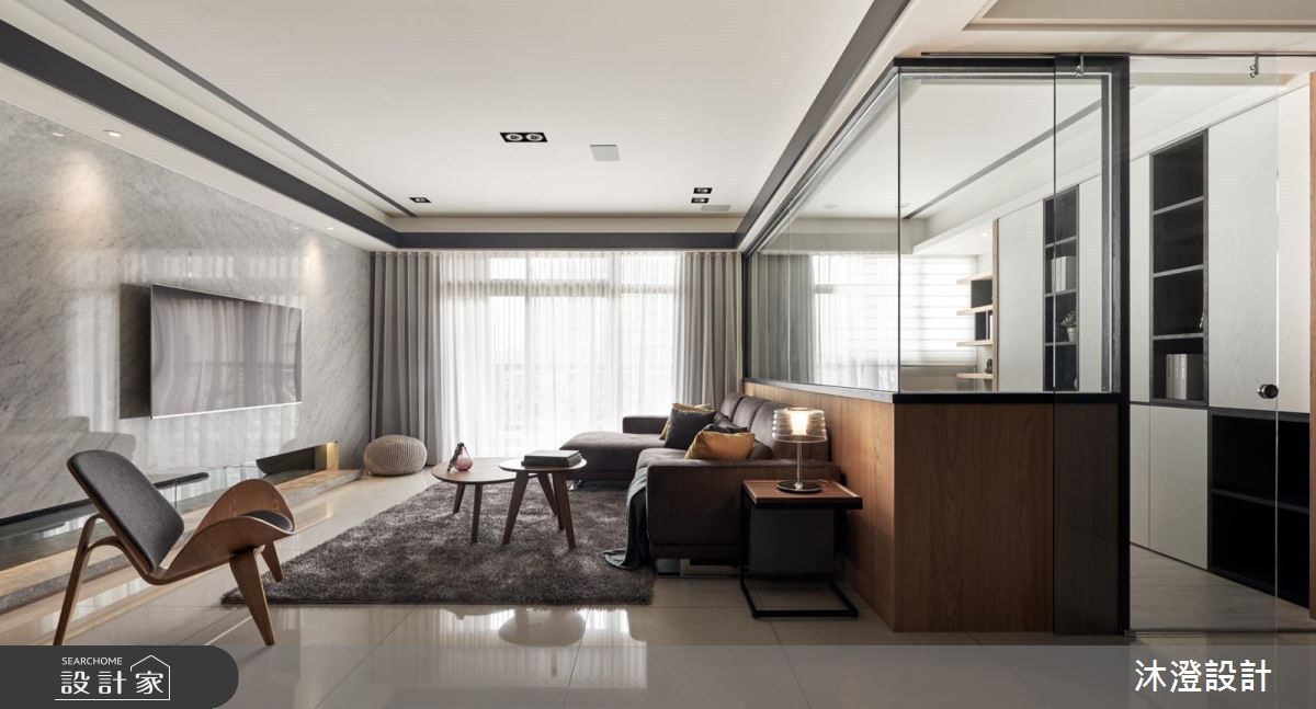 68坪新成屋(5年以下)＿現代風客廳案例圖片＿沐澄設計有限公司＿沐澄_37之2