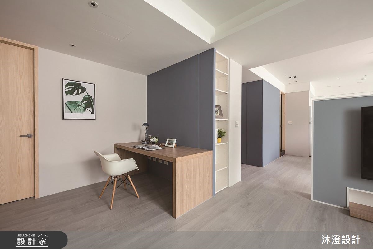 38坪老屋(16~30年)＿北歐風書房案例圖片＿沐澄設計有限公司＿沐澄_46之8