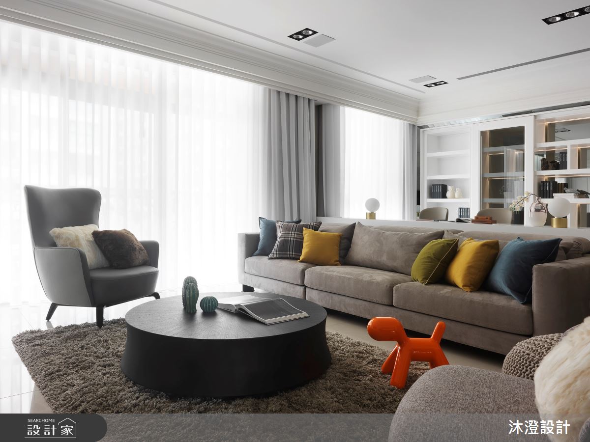 68坪新成屋(5年以下)＿新古典客廳案例圖片＿沐澄設計有限公司＿沐澄_50之5