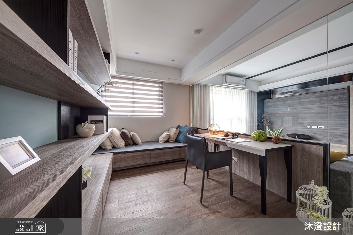 42坪新成屋(5年以下)＿現代風書房臥榻案例圖片＿沐澄設計有限公司＿沐澄_52之5