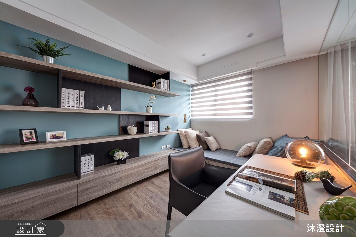 42坪新成屋(5年以下)＿現代風書房案例圖片＿沐澄設計有限公司＿沐澄_52之6