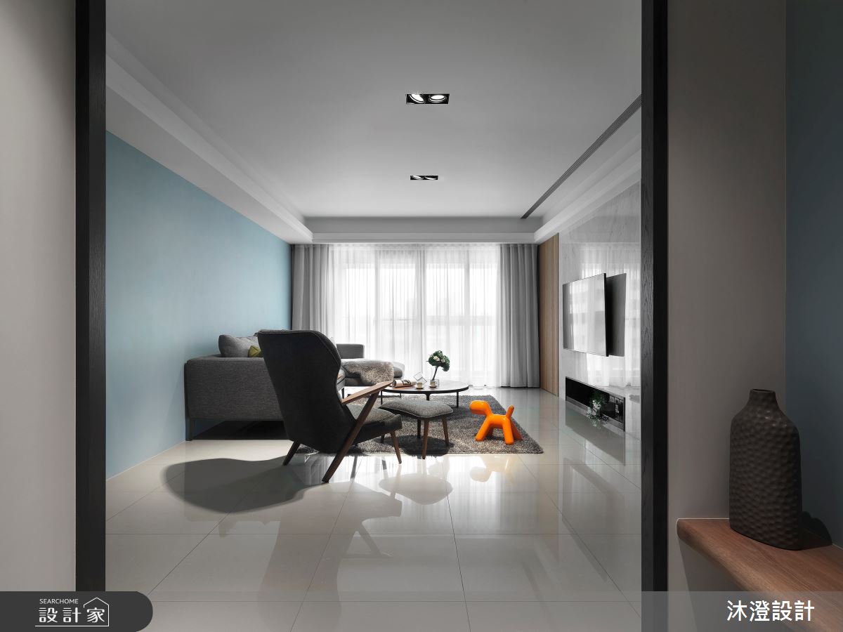 65坪新成屋(5年以下)＿現代風客廳案例圖片＿沐澄設計有限公司＿沐澄_55之2