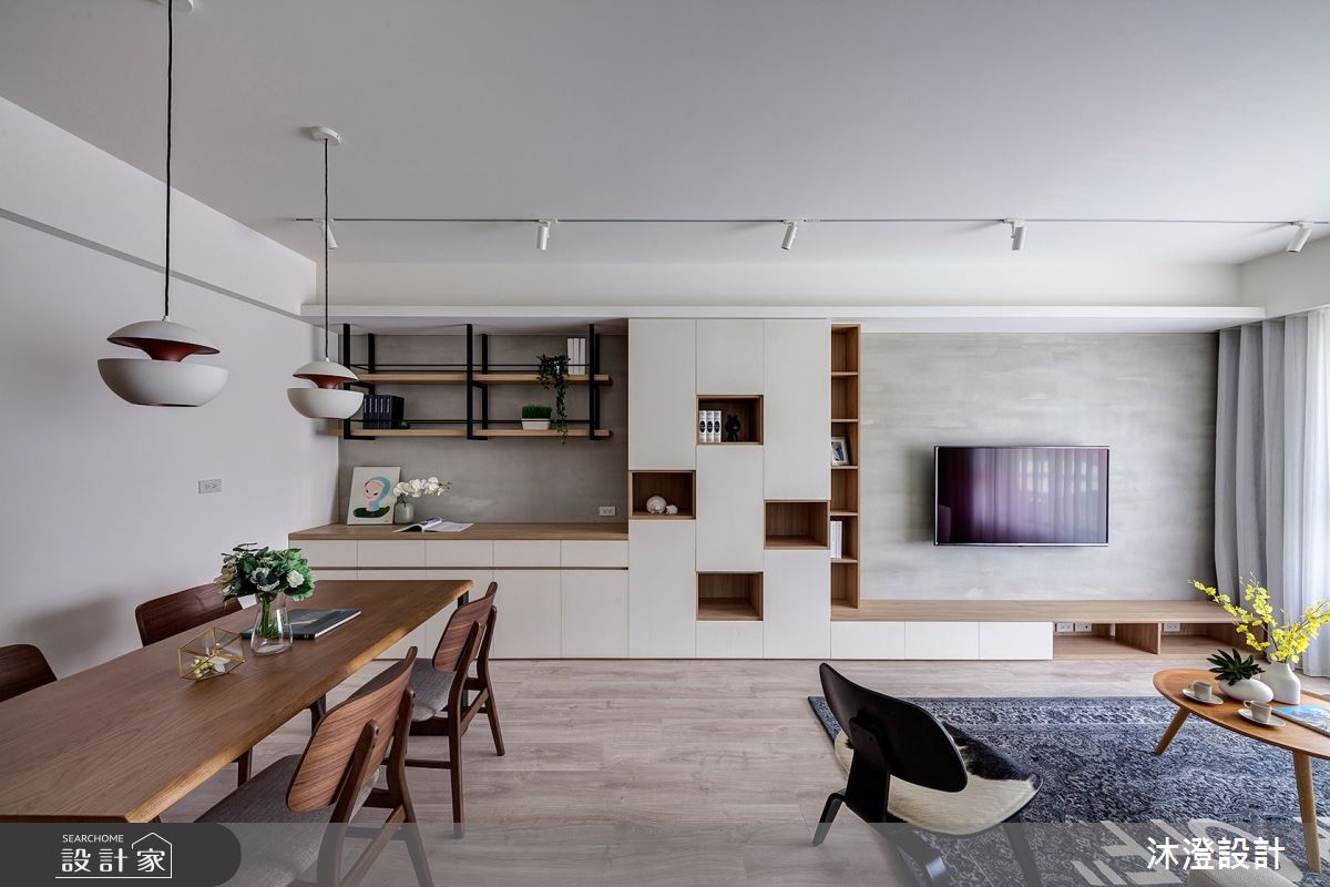 60坪新成屋(5年以下)＿北歐風客廳餐廳案例圖片＿沐澄設計有限公司＿沐澄_58之4